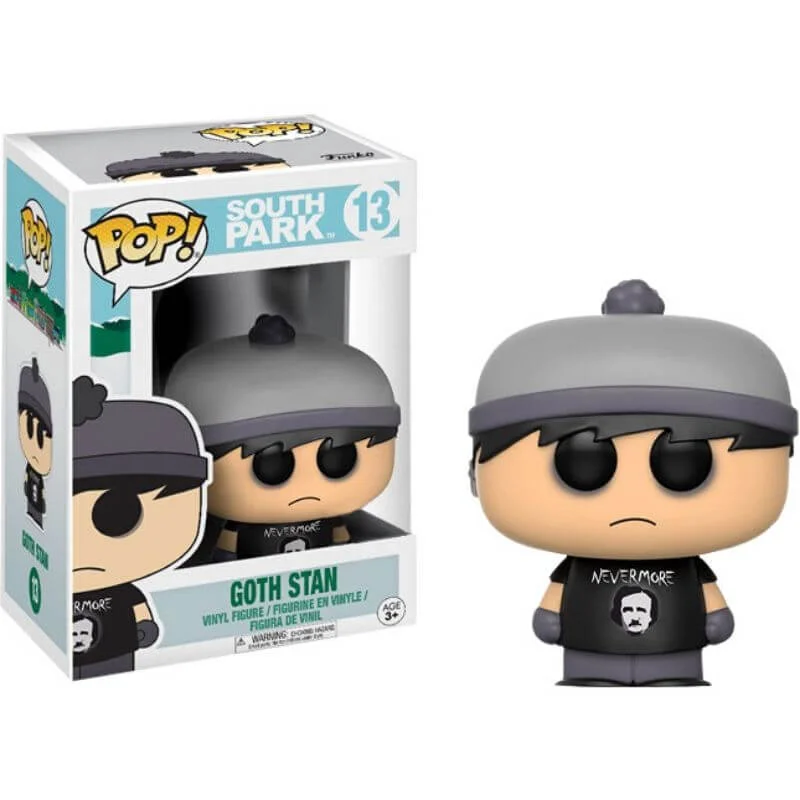 South Park Goth Stan EXC Pop! Vinyl Figure Afbeelding 1