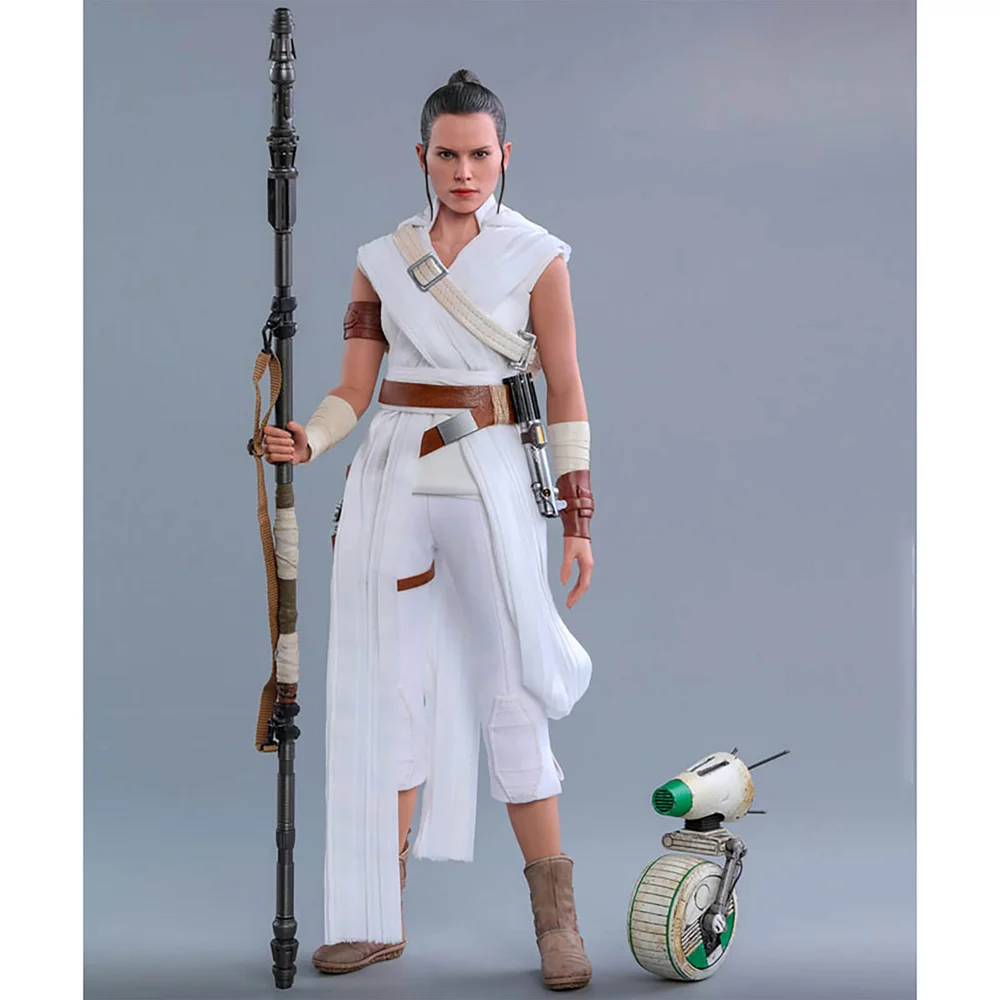 Hot Toys Star Wars Episode IX Rey en D-O 1:6 schaal Actiefiguur Afbeelding 1