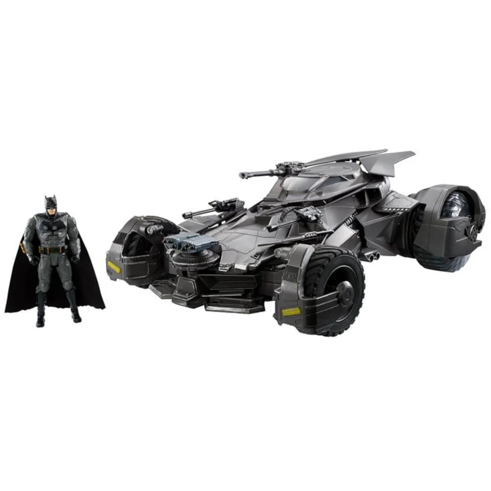 Mattel DC Comics Justice League Super Deluxe 1:10 R/C Batmobile & Figure 64cm Afbeelding 1