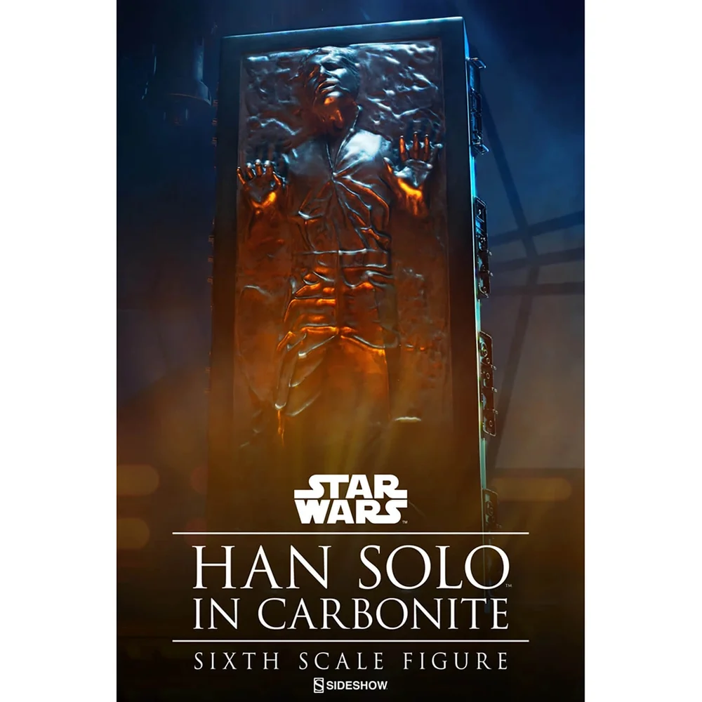 Sideshow Collectibles Star Wars The Empire Strikes Back Han Solo in Carboniet schaal 1:6 figuur Afbeelding 1