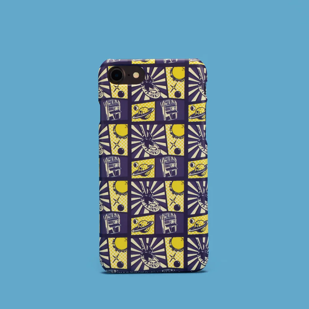 Retro Comic Book Star Trek Phone Case for iPhone and Android - iPhone 5/5s - Snap case - mat Afbeelding 1