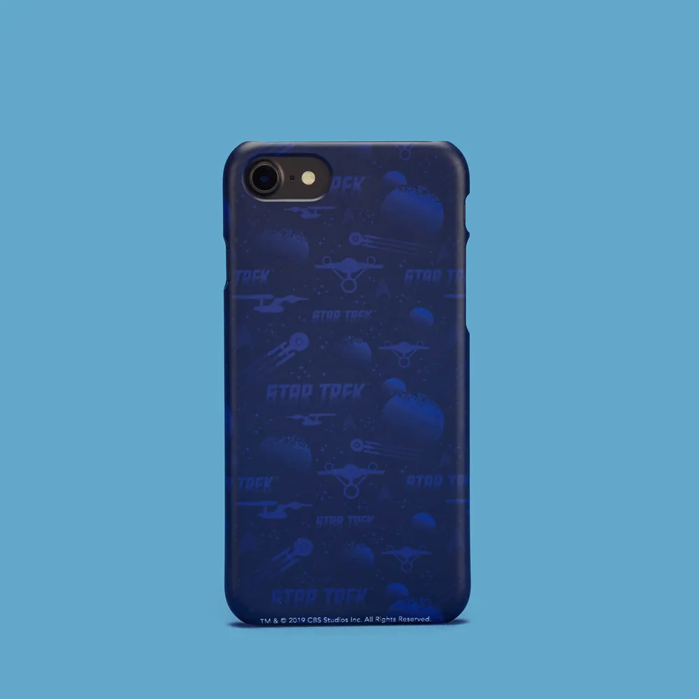 Navy Star Trek Phone Case for iPhone and Android - iPhone 5/5s - Snap case - mat Afbeelding 1