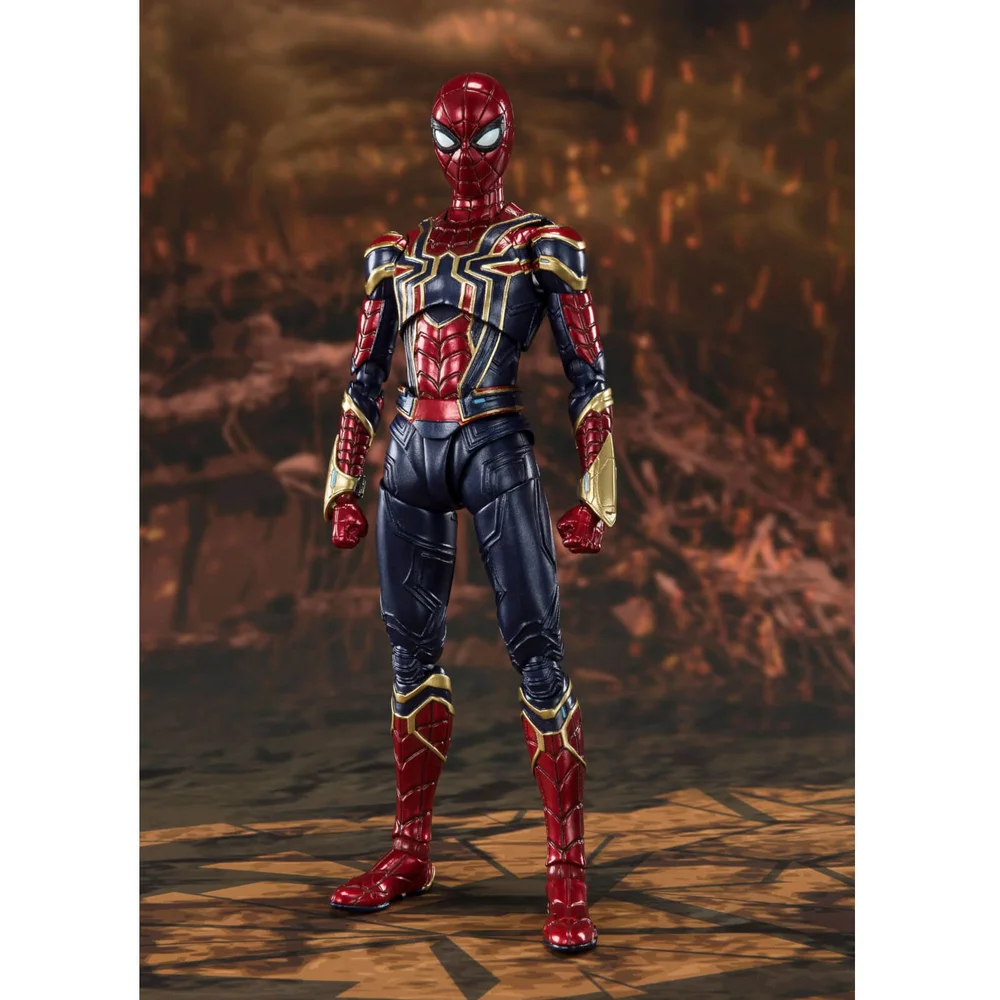Bandai Tamashii Nations Avengers: Endgame S.H. Figuarts Action Figure Iron Spider (Final Battle) 15 cm Afbeelding 1