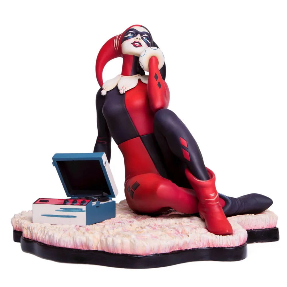 Mondo Batman The Animated Series Statue Harley Quinn Waiting For My J Man 23 cm Afbeelding 1