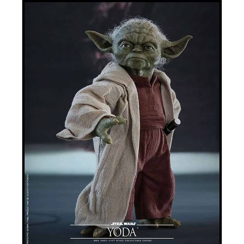 Hot Toys Star Wars Episode II Movie Masterpiece Action Figure 1/6 Yoda 14 cm Afbeelding 1