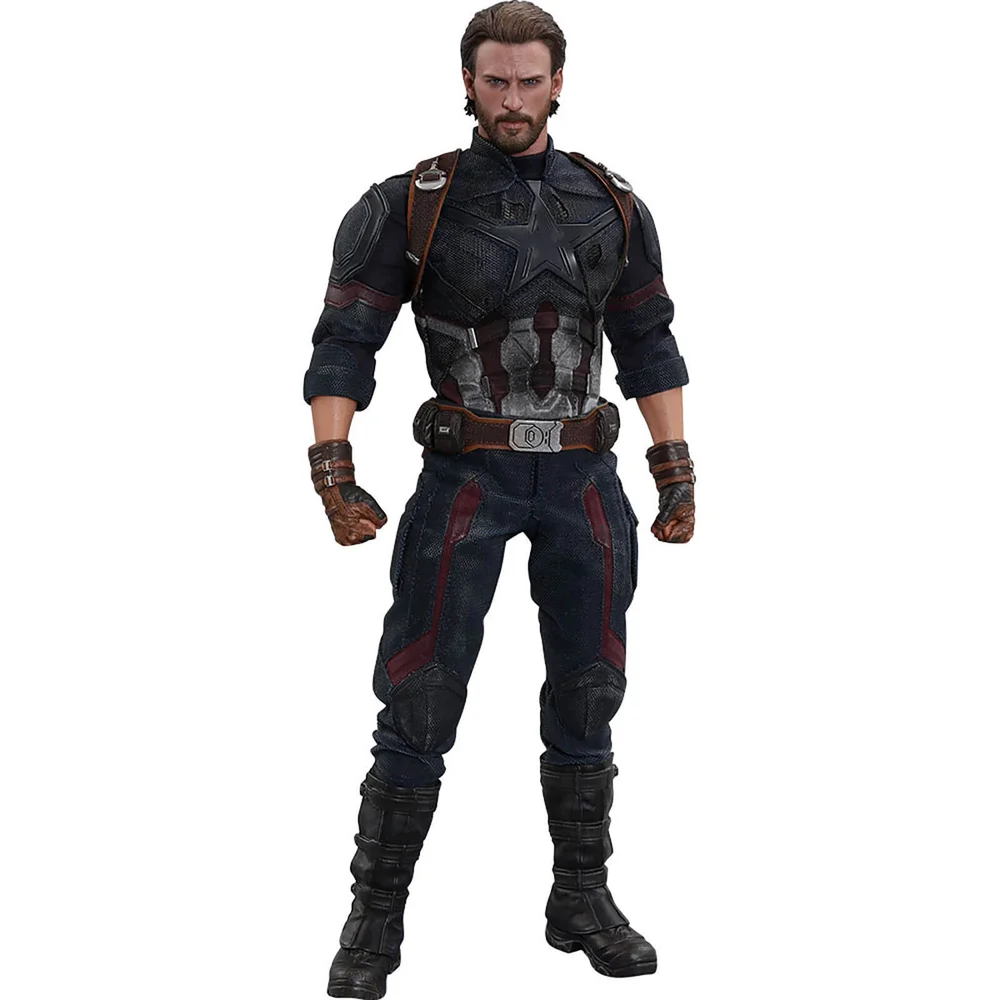 Hot Toys Marvel Avengers Infinity War Captain America Movie Promo Edition Action Figure Afbeelding 1