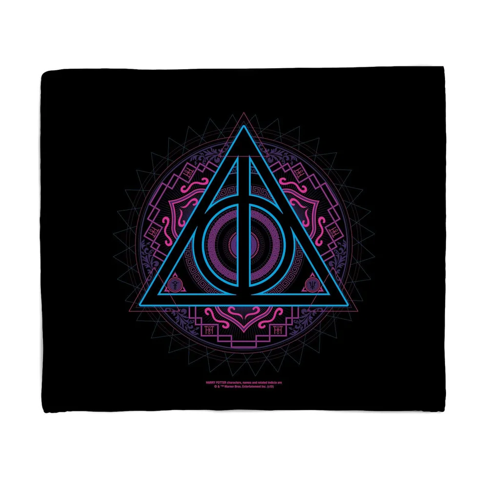 Harry Potter Deathly Hallows Fleece Blanket - M Afbeelding 1