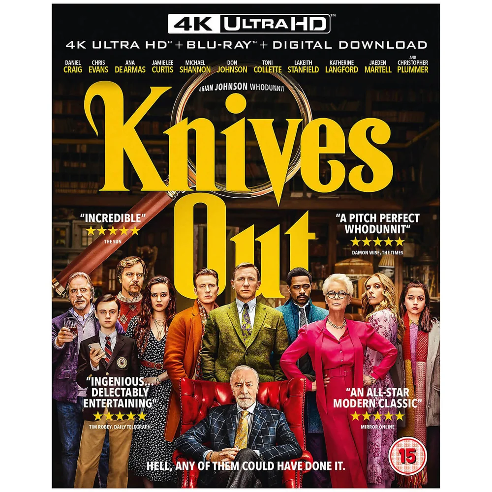 Knives Out - 4K Ultra HD (Inclusief 2D Blu-ray) Afbeelding 1