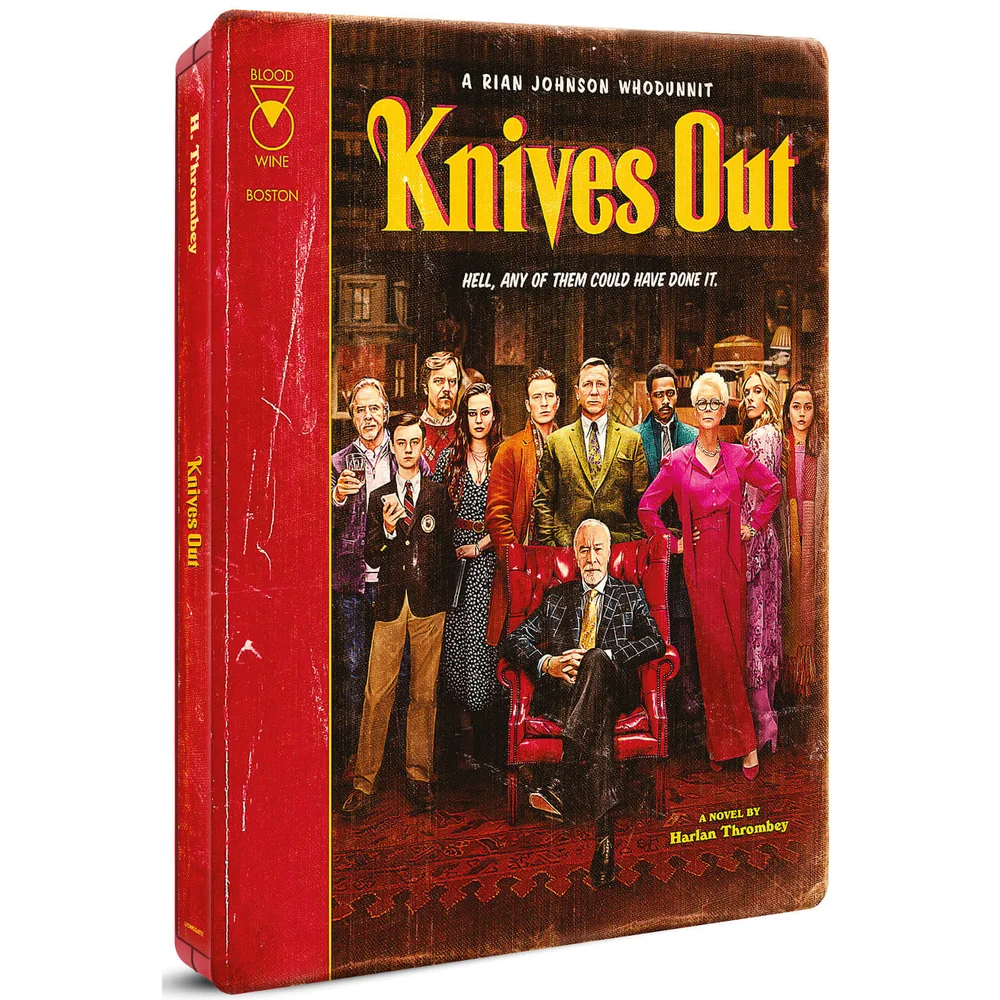 Knives Out - 4K Ultra HD Zavvi Exclusief Steelbook (Inclusief 2D Blu-ray) Afbeelding 1