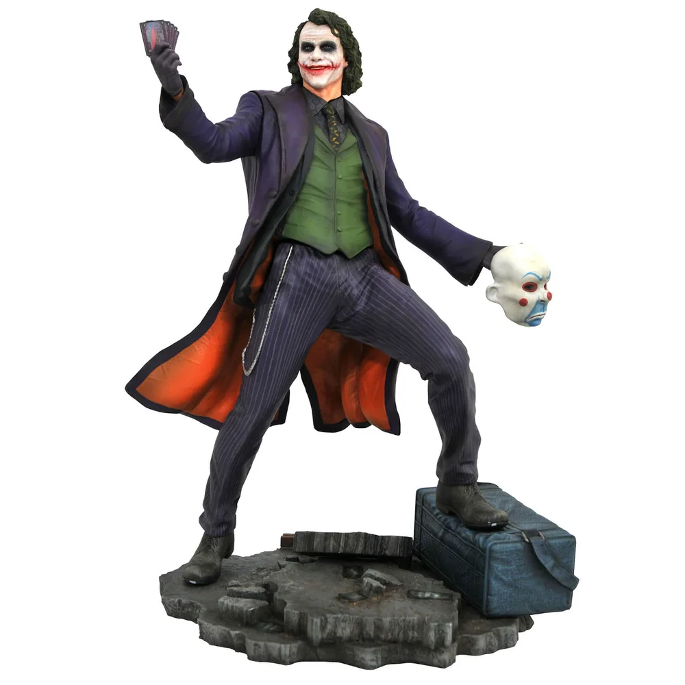 Diamond Select DC Gallery Batman Dark Knight Movie Joker PVC Figure Afbeelding 1
