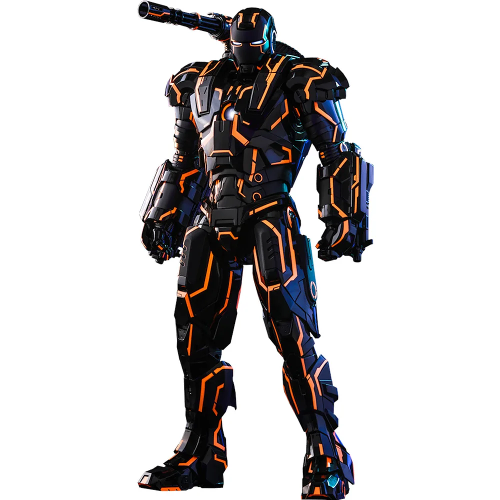 Hot Toys Exclusief Marvel Neon Tech War Machine 1/6 Actiefiguur 32cm Afbeelding 1