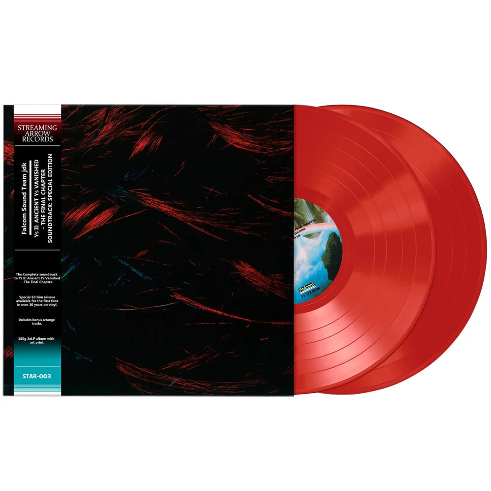 Ys II: Ancient Ys Vanished - The Final Chapter Soundtrack: Special Edition 2x Colour Vinyl Afbeelding 1