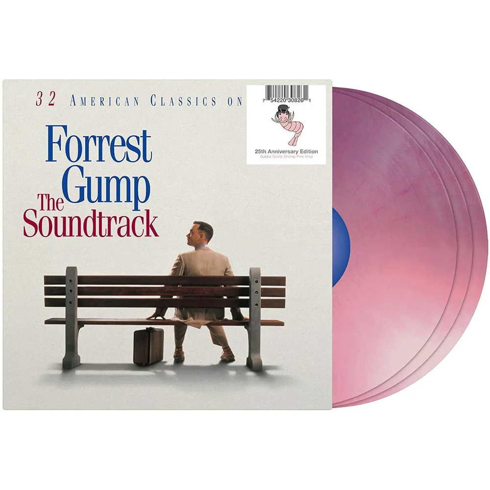Forrest Gump: The Soundtrack 3xLP (Bubba Gump Shrimp Pink) Afbeelding 1
