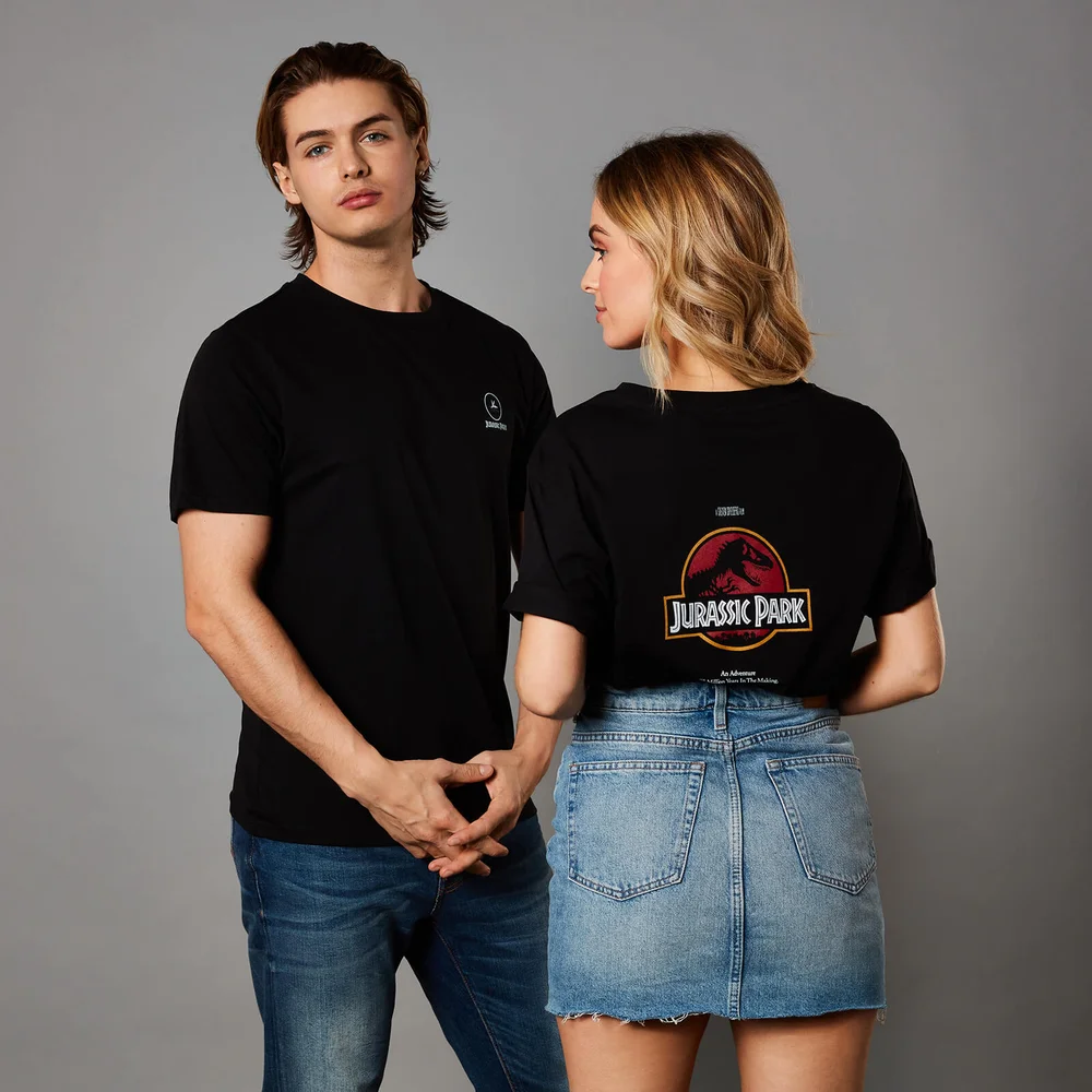 Jurassic Park Unisex T-Shirt - Black - S Afbeelding 1