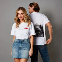 Jaws Unisex T-Shirt - White