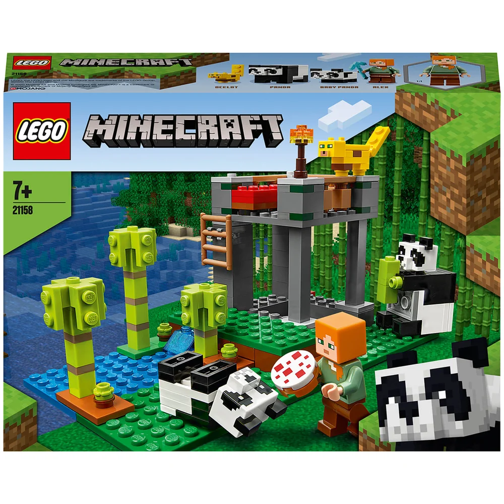 LEGO Minecraft: De Panda Kinderkamer Bouwset (21158) Afbeelding 1