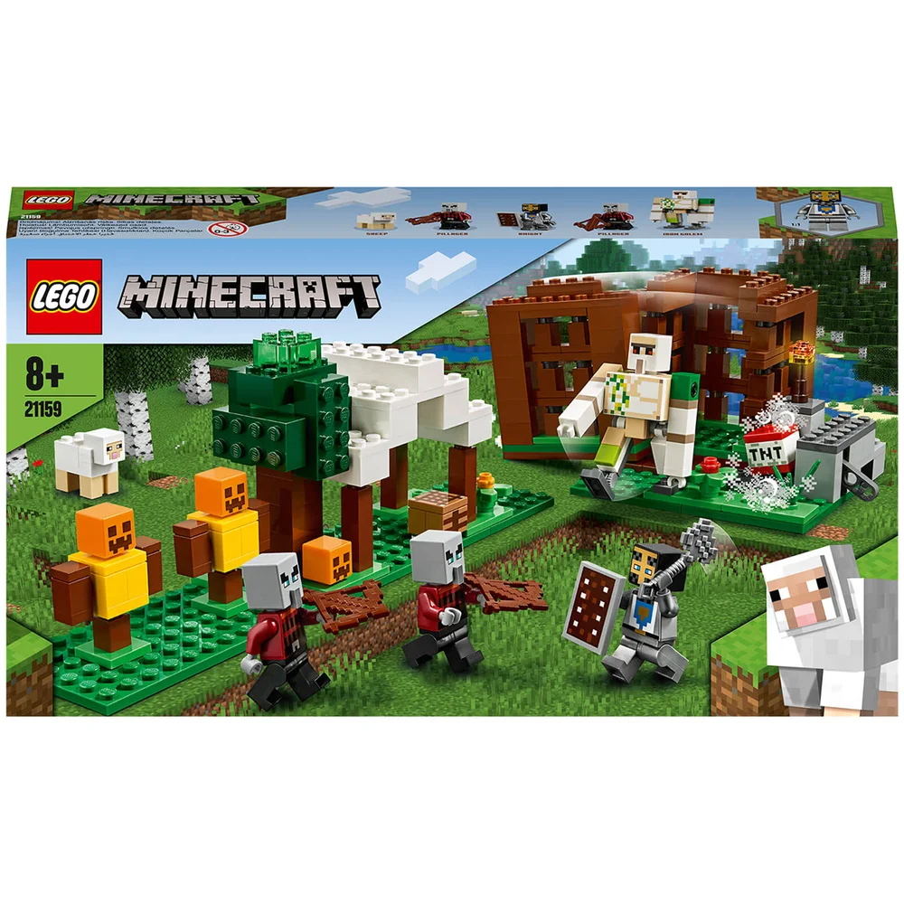 LEGO Minecraft: De Pillager Buitenpost Bouwset (21159) Afbeelding 1