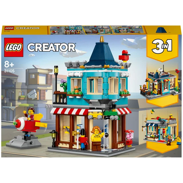 LEGO Creator: 3in1 Townhouse Speelgoedwinkel bouwset (31105)
