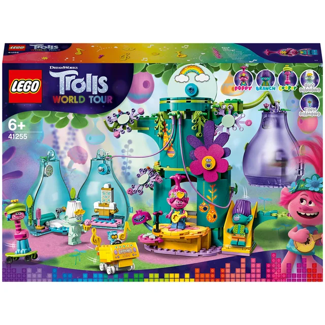 LEGO Trolls Wereldtournee: Pop Dorp Viering Speelset (41255)