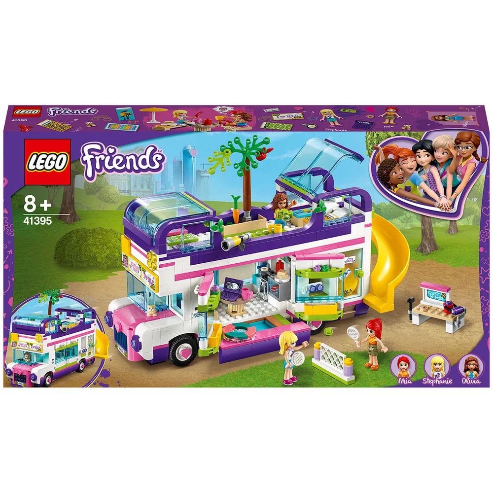 LEGO Vrienden: Friends:hip Bus Speelgoed met Zwemvijver (41395) Afbeelding 1