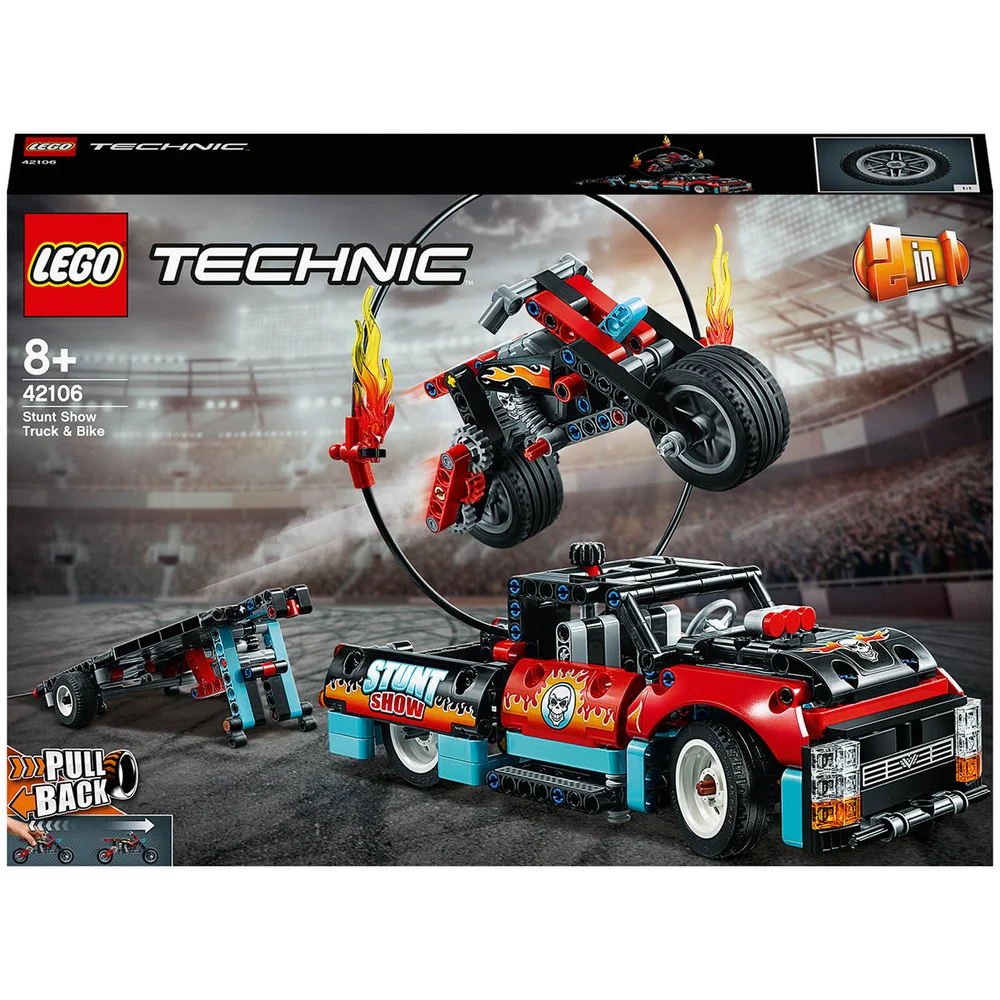 LEGO Technic: Stunt Show Truck & Bike Speelgoed Set (42106) Afbeelding 1