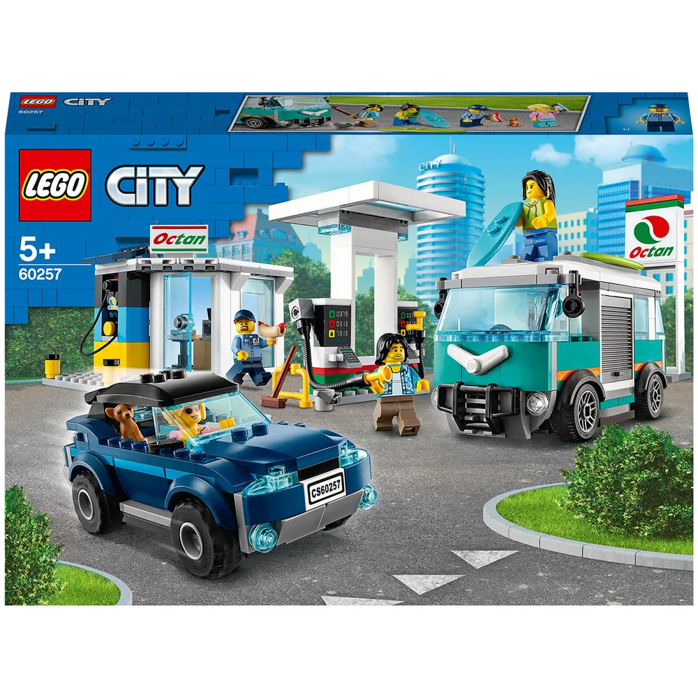 LEGO City: Nitro Wheels benzinestation bouwset (60257) Afbeelding 1
