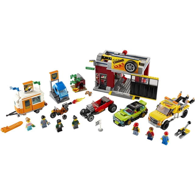 LEGO Stad: Nitro Wheels Tuning Workshop Bouwset (60258)