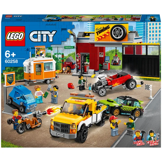 LEGO Stad: Nitro Wheels Tuning Workshop Bouwset (60258)