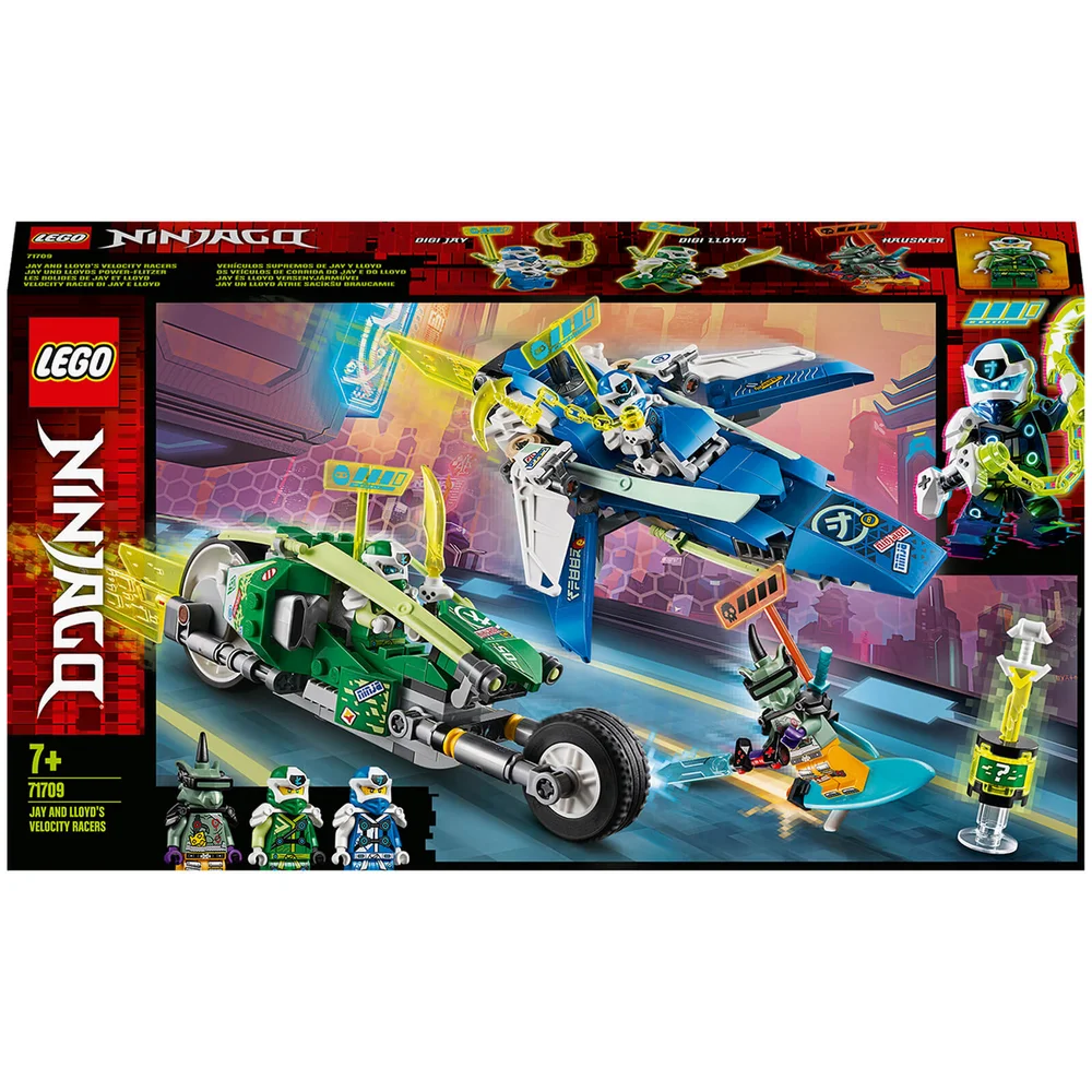 LEGO NINJAGO: Jay en Lloyd's Snelheidsracers Set (71709) Afbeelding 1
