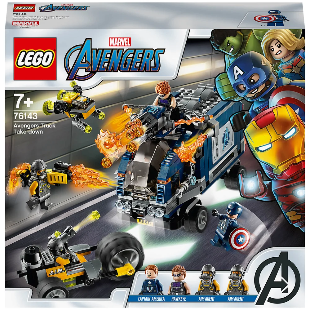 LEGO Super Helden: Marvel Avengers Truck Afhaal Set (76143) Afbeelding 1