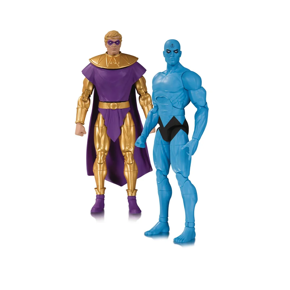 DC Collectibles DC Comics Watchmen Doomsday Clock - Dr. Manhattan Ozymandias Action Figure 2-pack Afbeelding 1