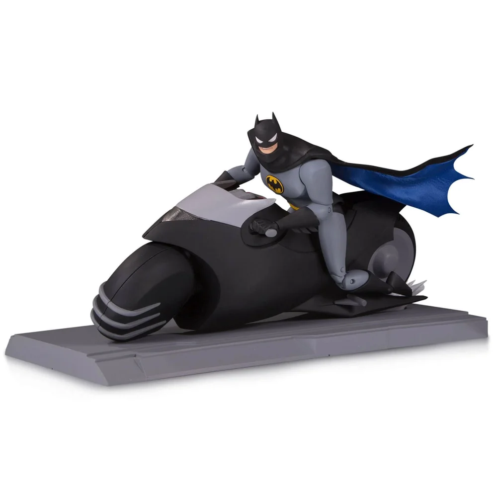 DC Collectibles Batman the Animated Series Batcycle & Action Figure Set Afbeelding 1