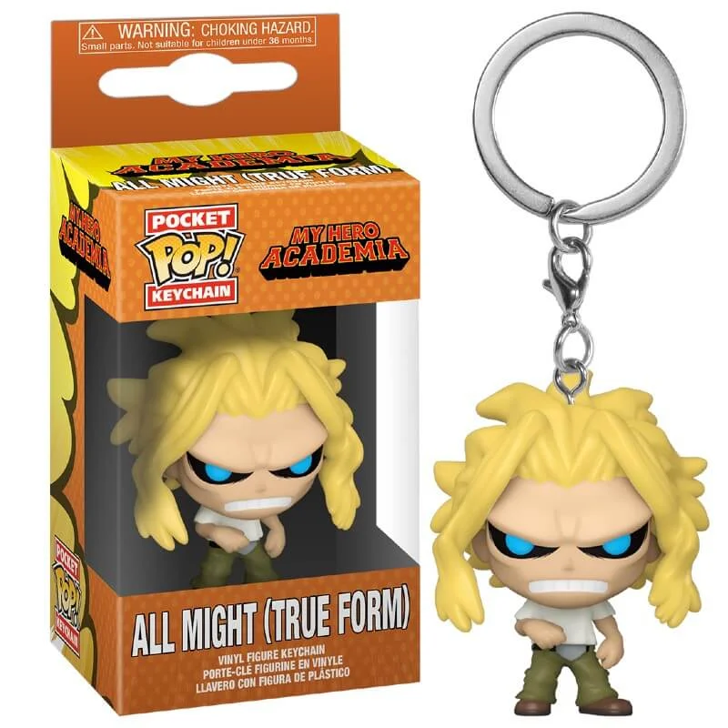My Hero Academia Alle Machten Zwakke Staat Pop! Sleutelhanger Afbeelding 1