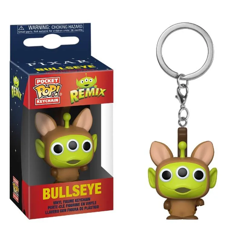 Disney Pixar Alien as Bullseye Pop! Keychain Afbeelding 1