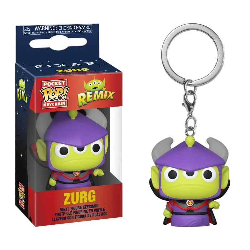 Disney Pixar Alien as Zurg Pop! Keychain Afbeelding 1