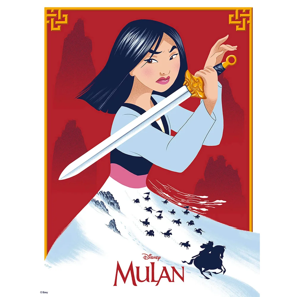 Disney's Mulan Giclee door Doaly Afbeelding 1
