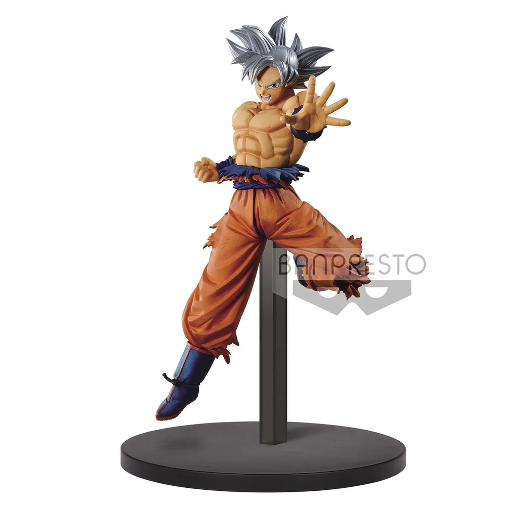 Banpresto DB Super Retsuden II Vol.1 Son Goku Ultra Instinct Statue Afbeelding 1
