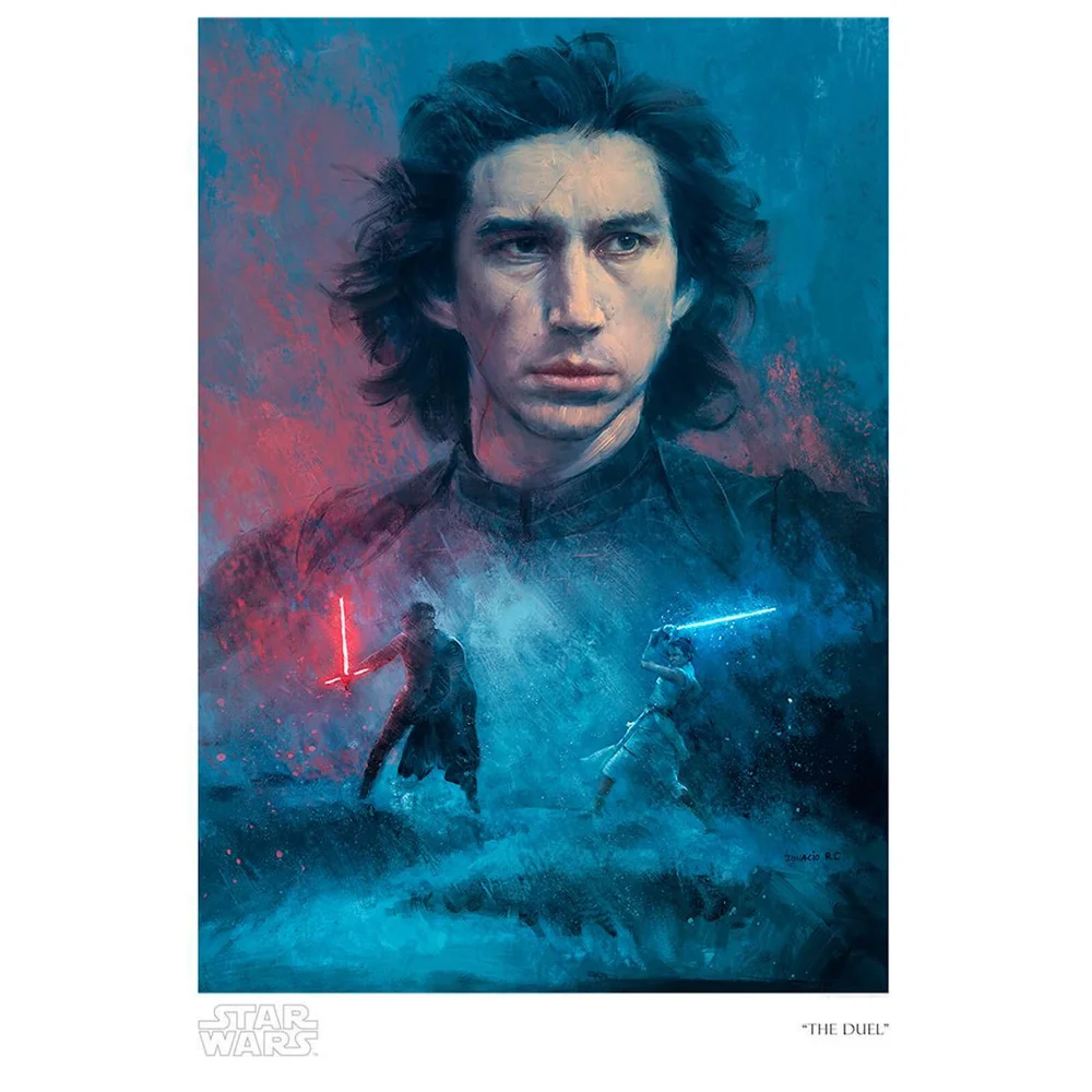 Star Wars: The Rise of Skywalker - The Duel Giclee Print by Ignacio RC Afbeelding 1