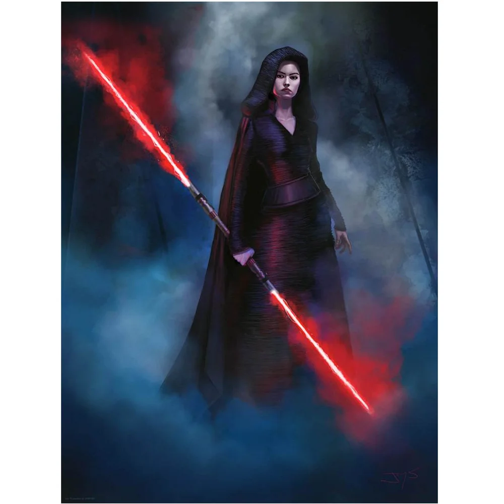 Star Wars: The Rise of Skywalker - Shadowy Corruption Lithograph Print by Jeremy Saliba Afbeelding 1