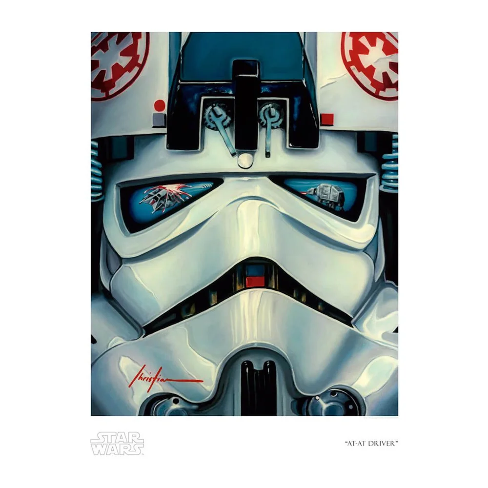 Star Wars: The Empire Strikes Back "AT-AT Driver" Giclee by Christian Waggoner Afbeelding 1