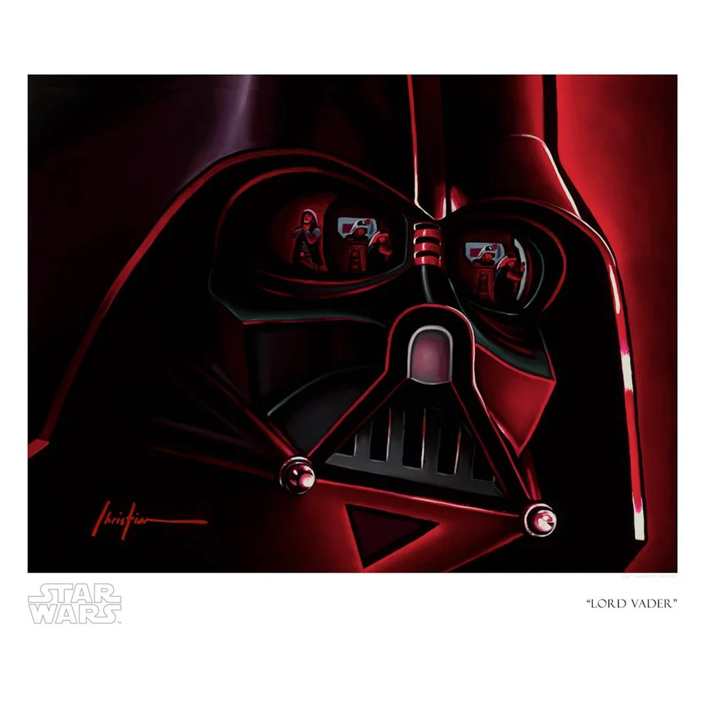 Rogue One: A Star Wars Story "Lord Vader" Giclee by Christian Waggoner Afbeelding 1