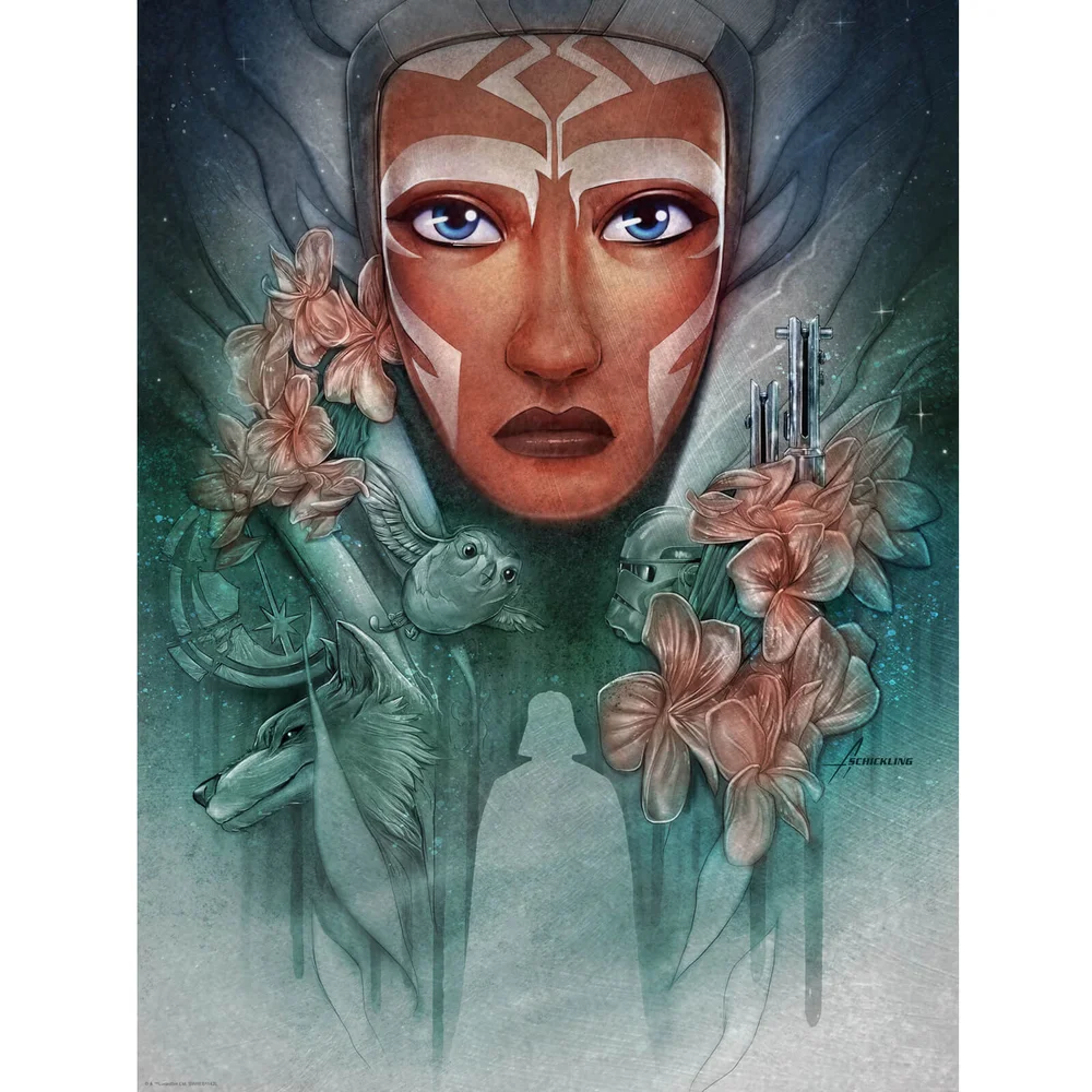 Star Wars: Rebels - The Lost Jedi's Path Lithograph Print by Adam Schickling Afbeelding 1