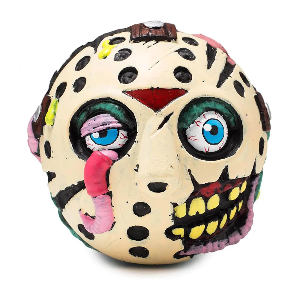 Kidrobot Madballs Horrorballs Jason Voorhees 4 Inch Foam Figure Afbeelding 1