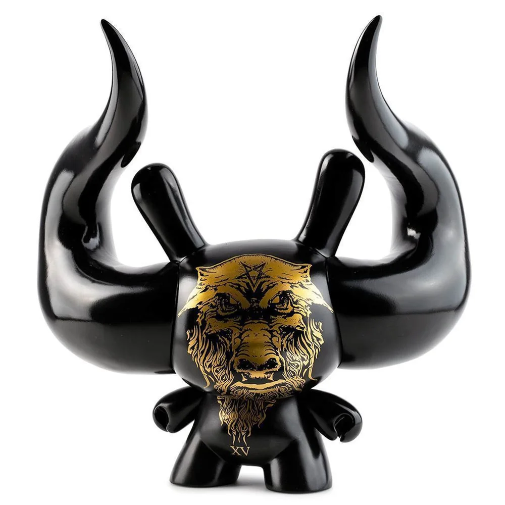 Kidrobot De Duivel door Godmachine 20 cm Dunny Vinylfiguur Afbeelding 1