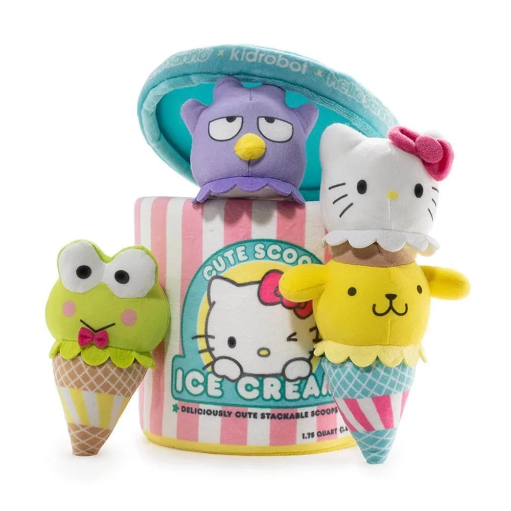 Kidrobot Sanrio Hello Kitty IJslepel Medium Pluche Afbeelding 1