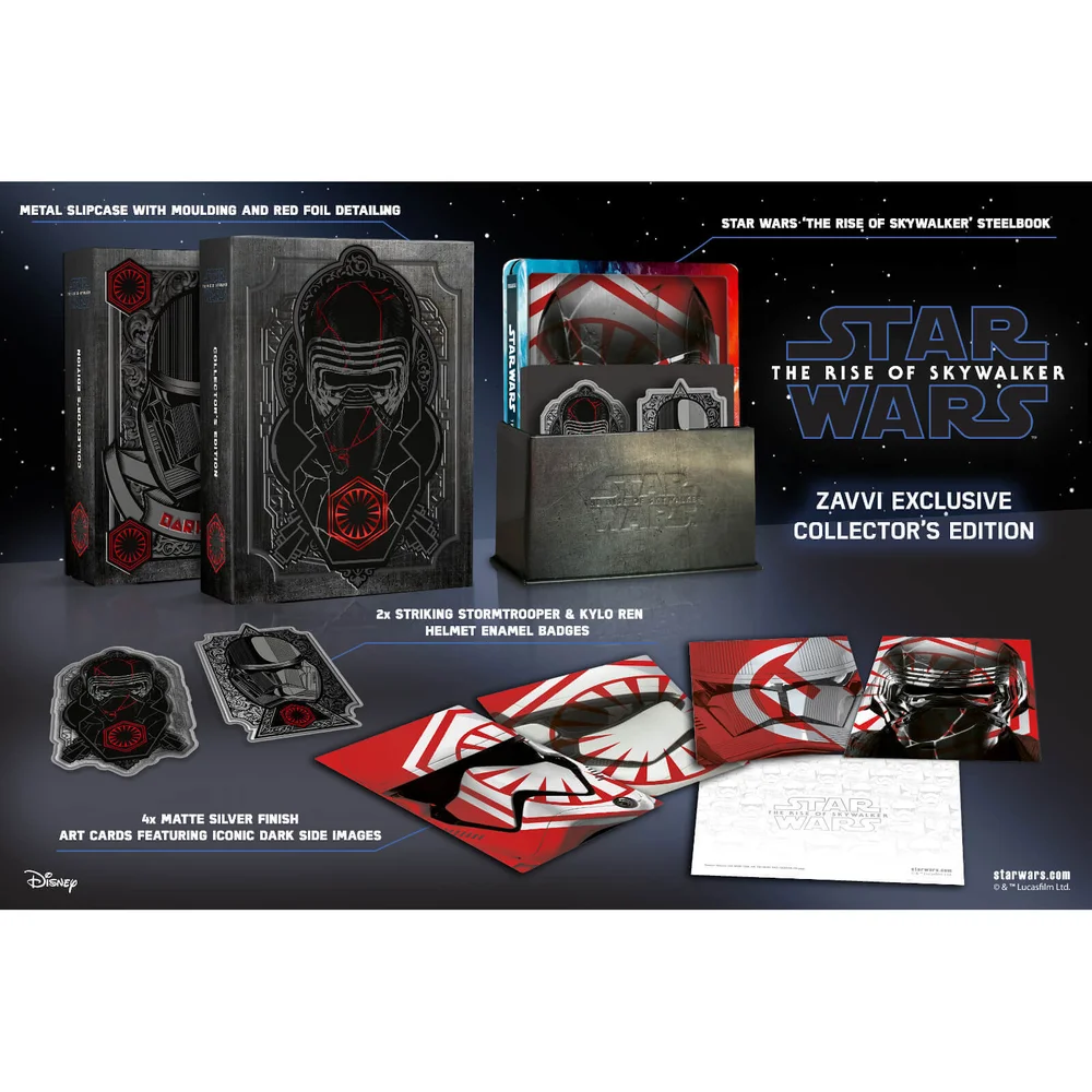 Star Wars: The Rise of Skywalker - Zavvi Exclusive Collector's Edition 4K Ultra HD Limited Edition Steelbook (Inc 2D Blu-ray) Afbeelding 1