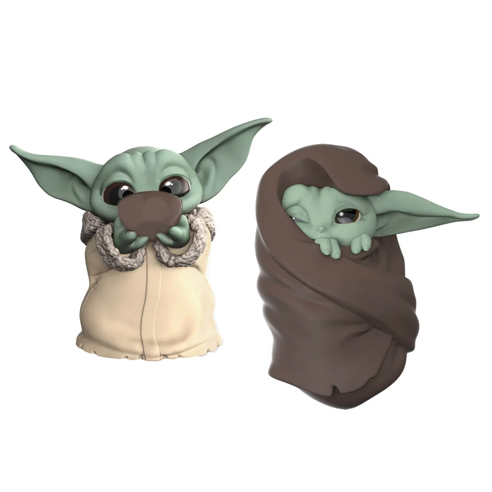 Hasbro Star Wars: The Mandalorian Baby Bounties "Soup and Blanket" Mini Figures Afbeelding 1