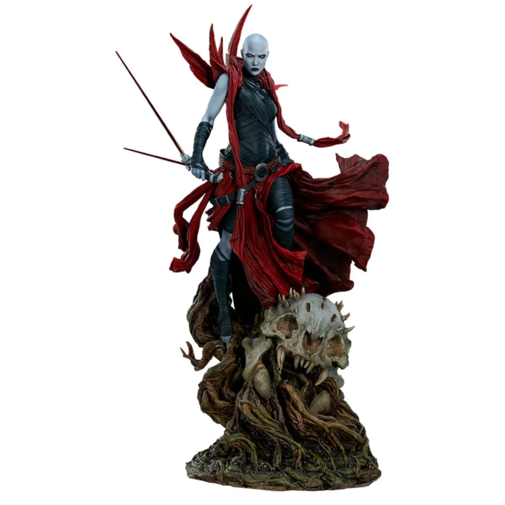 Sideshow Collectibles Star Wars Mythos Asajj Ventress Statue 58 cm Afbeelding 1