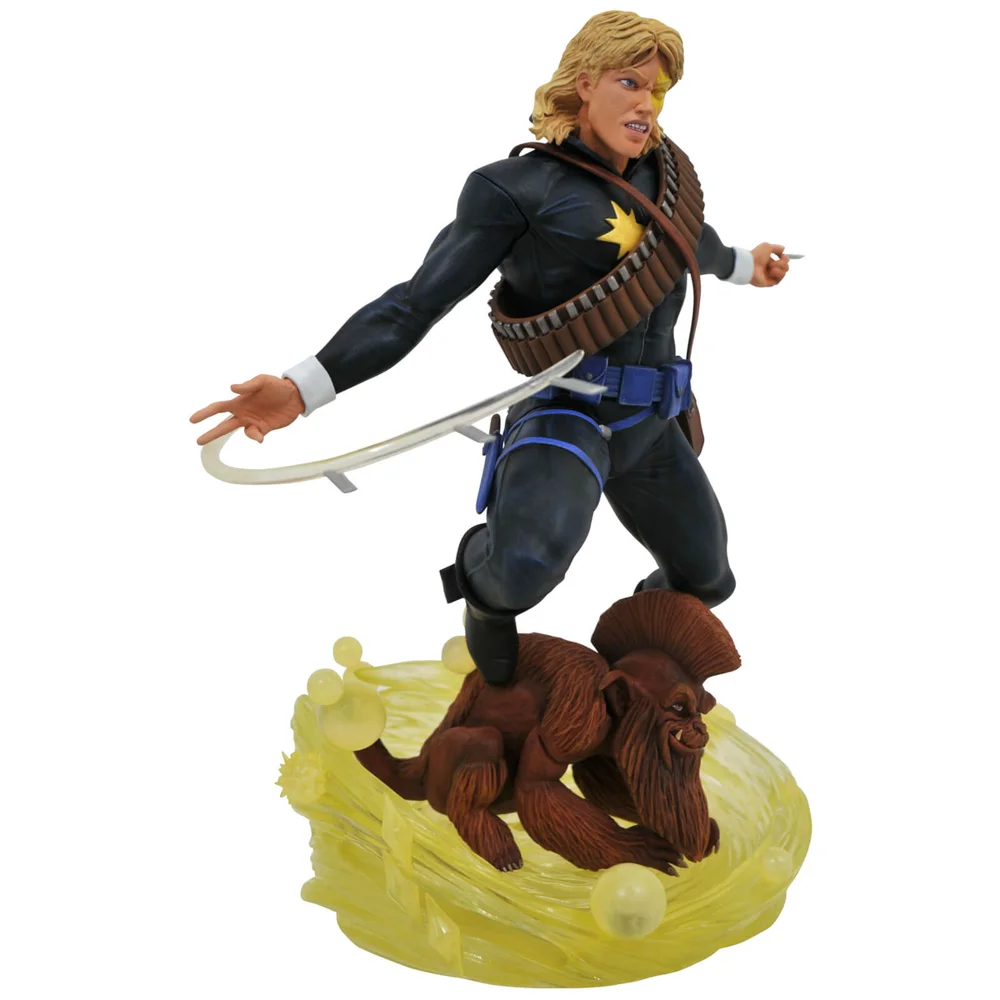 Diamond Select Marvel Gallery PVC Figure - Comic Longshot Afbeelding 1