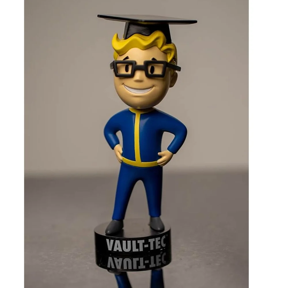 Fallout Vault Boy Intelligence 76 Bobblehead Afbeelding 1